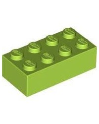 NIEUW - LEGO ® 2x4 limoen groen 3001