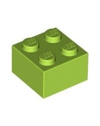 LEGO® steen 2x2 limoen groen