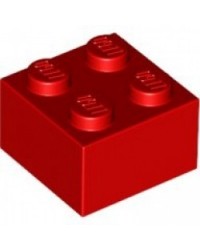 LEGO® steen 2x2 rood
