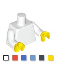 LEGO® parts minifigure torso white