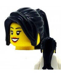 LEGO® cheveux long noir minifigures