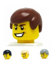 LEGO® hair for boys for minifigures brown