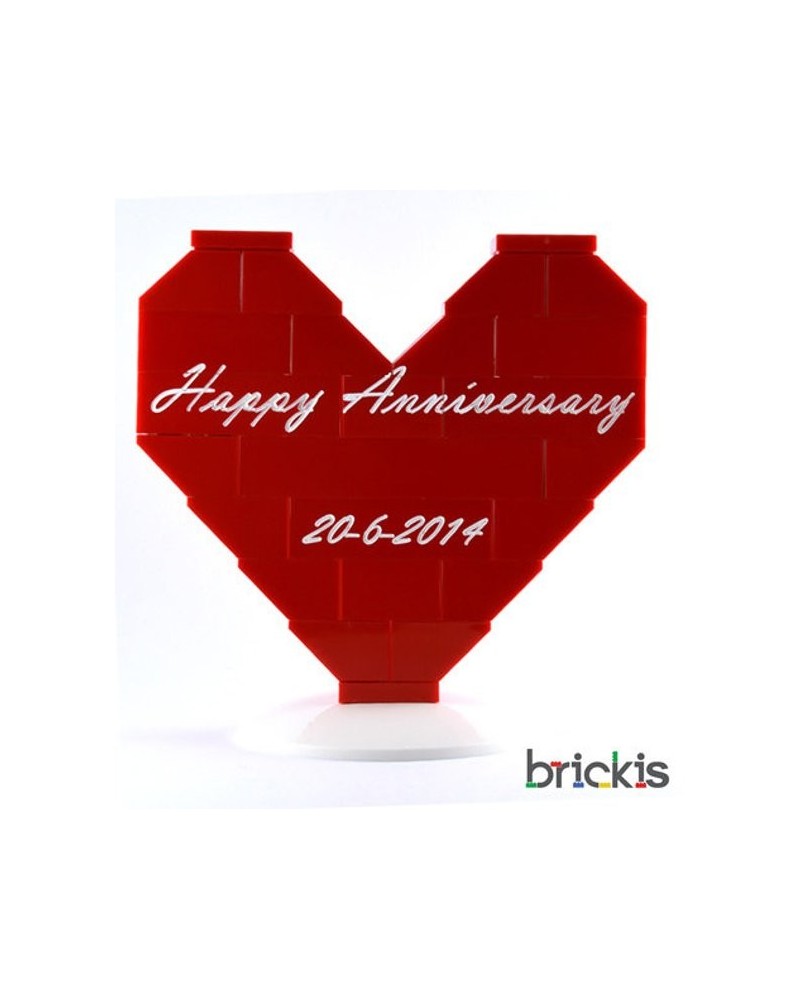 Corazón LEGO® aniversario de bodas