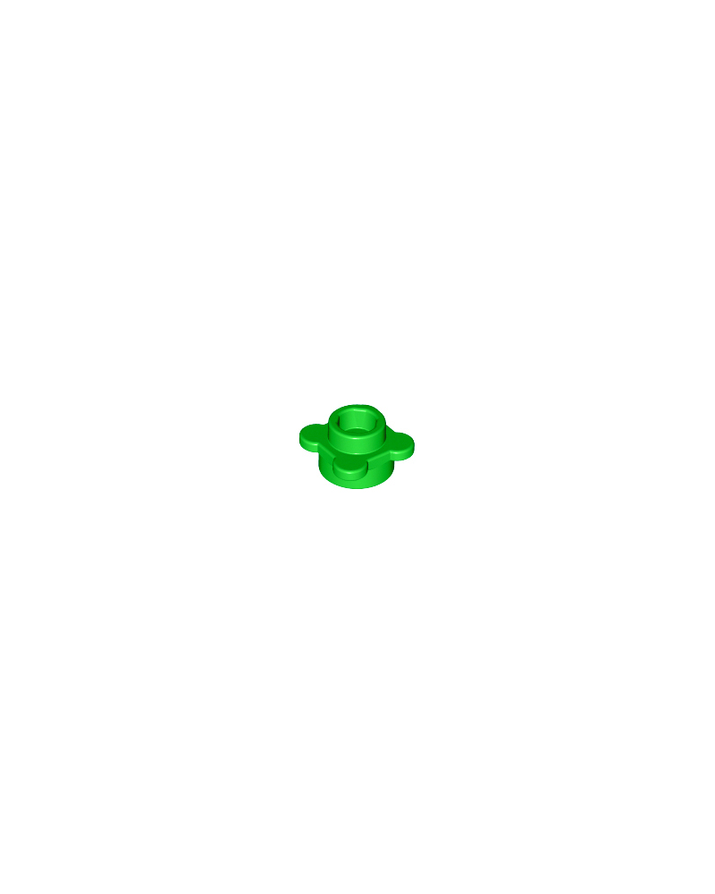 LEGO® flor verde, plato redondo 1x1