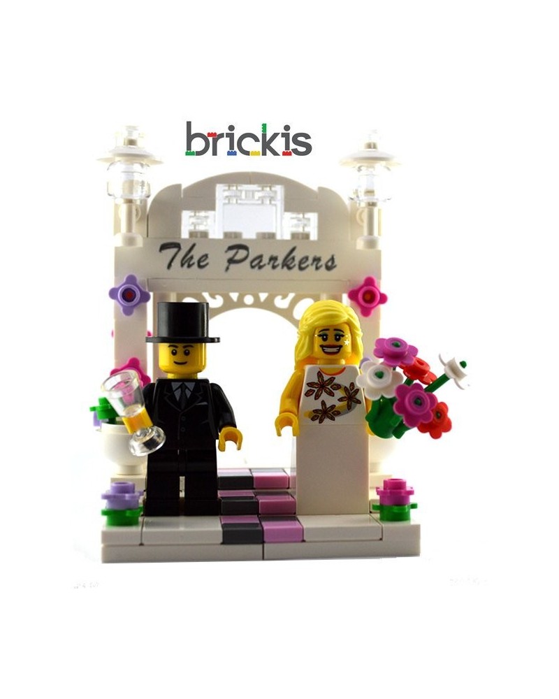Adorno de tarta Matrimonio LEGO® personalizado