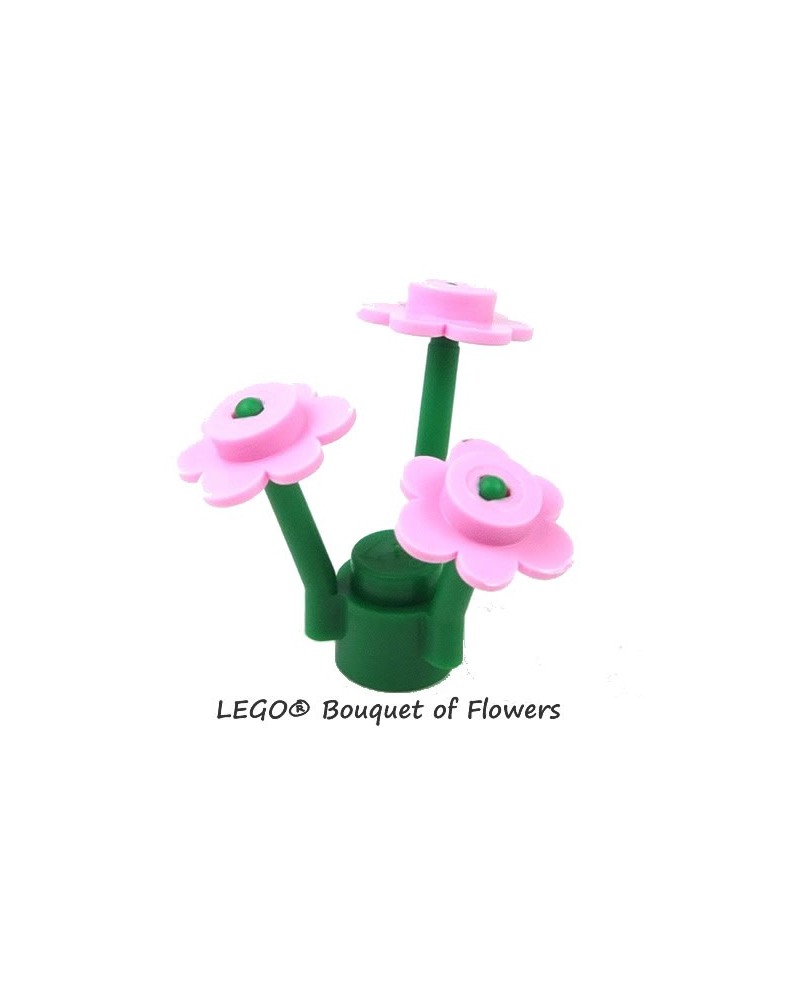 LEGO® Ramo de flores rosas púrpuras