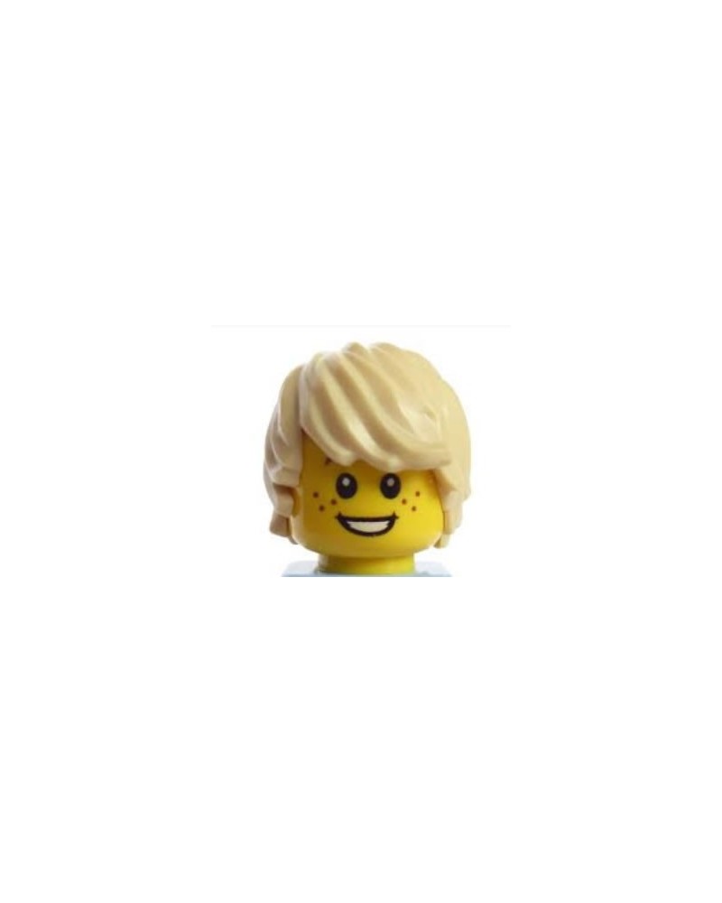 Lego personnages 5 x Cheveux Pour Hommes Blonde