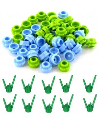 LEGO® 30 bloemen + 10 stengels