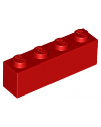LEGO® 1x4 red