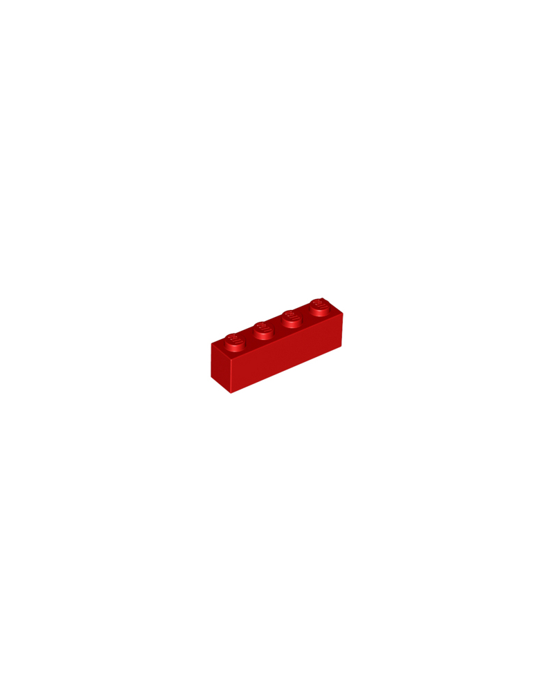 LEGO® 1x4 rood