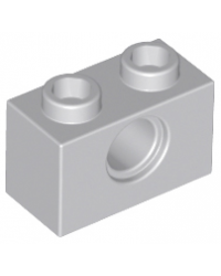 LEGO® technic 1x2 3700 avec trou gris claire