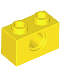 LEGO® technic 1x2 met gat 3700 geel