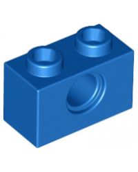 LEGO® technic 1x2 3700 avec trou bleu