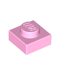 LEGO® Plate 1x1 pink
