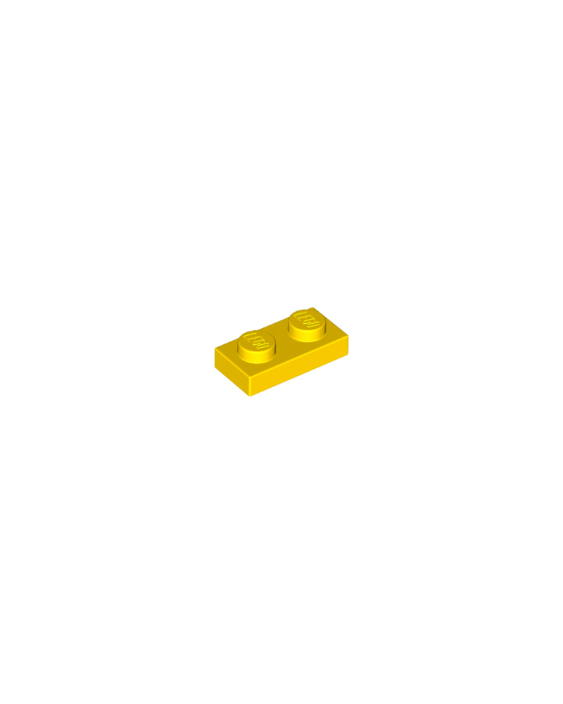 LEGO® Plaat plate 1x2  geel