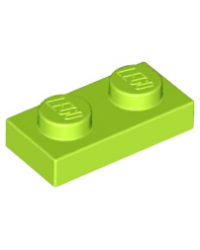 LEGO® Plaque plate 1x2 vert limon