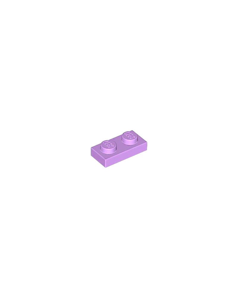LEGO® Plaat plate 1x2 medium lavendel