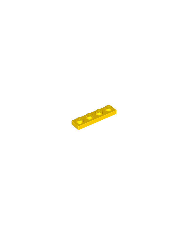 LEGO® Plate plaque 1x4 jaune