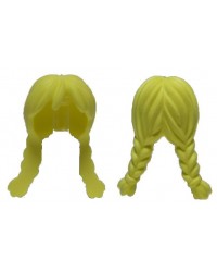 udstødning Interconnect Original LEGO® minifigures hair Long Braided Pigtails