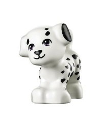 LEGO® Friends white dog black spots puppy Cookie