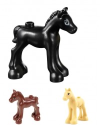 Lego schwarzes Pferd Fohlen in schwarz Neu Friends Tier 11241pb03 