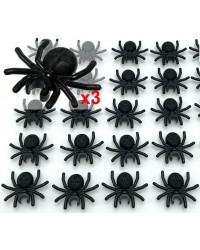 3x LEGO® zwarte spin insect voor Halloween 30238