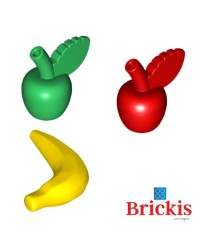 LEGO® roter + grüner Apfel + Banane