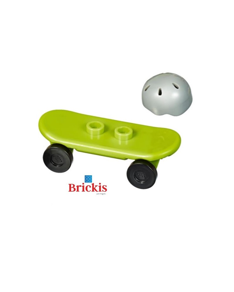 LEGO® skateboard + helmet