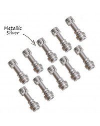10x LEGO® LIGHTSABER Star Wars wapenhandvat zilver metallic