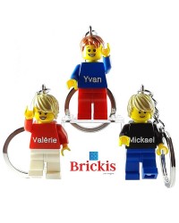 Personalized keychain LEGO® Minifigure