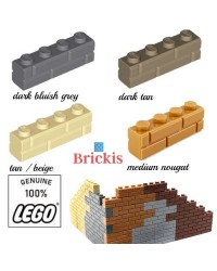 LEGO 200x Basic pierres Briques Pierres 1x2 1x3 hauteur 1x4 rouge bleu jaune blanc 