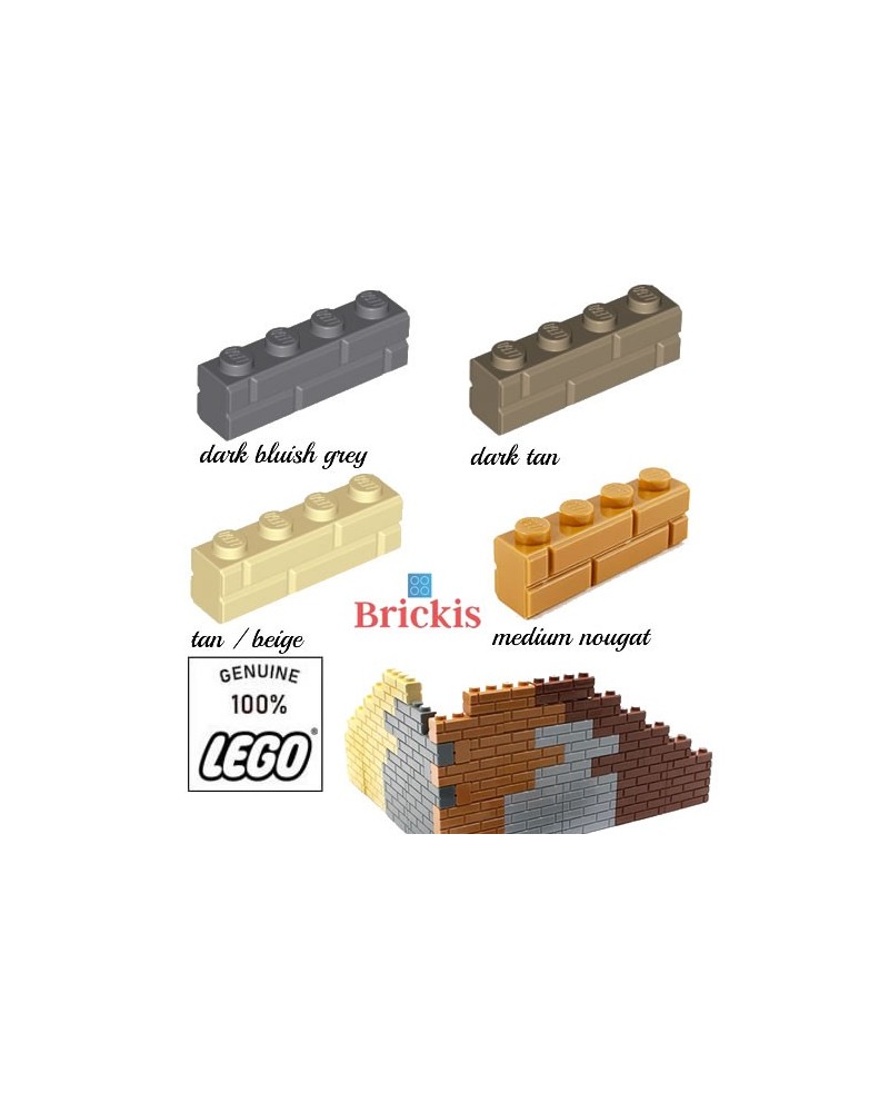 NEU LEGO Steine 3010 10x Stein 1x4 beige brick 