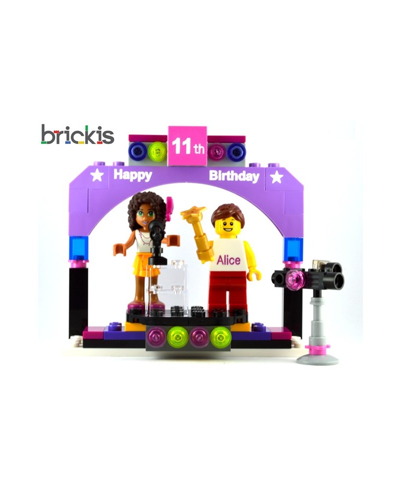 LEGO® Kuchen Topper Geburtstag