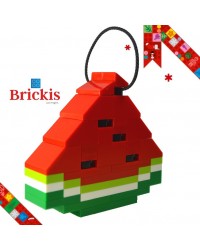 LEGO® ornament watermelon for Christmas or table decoration