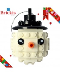 LEGO® ornament snowman for Christmas or table decoration