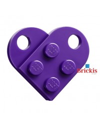 LEGO® heart dark purple