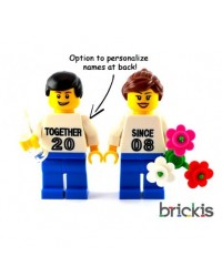 LEGO® Minifiguren Valentinstag graviert mit namen