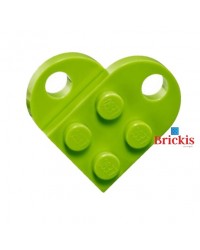LEGO® heart lime green