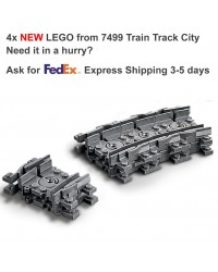 LEGO® 4x flexibel spoor TREIN Rail Railway City - 64022 7499