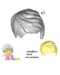 LEGO® cheveux minifigures gris ou blonds