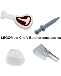 Juego LEGO® para Chef o carnicero o Servicio de comida