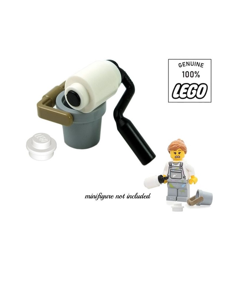 Accessoires LEGO® seau à peinture + rouleau à peinture