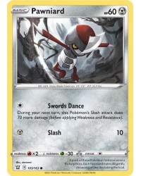 Pokémon trading card / Tarjeta Pawniard 103/163 Sword & Shield 5 Battle Styles