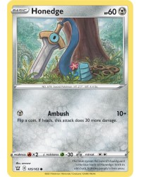 Pokémon trading card / Tarjeta Honedge 105/163 Sword & Shield 5 Battle Styles