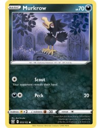 Pokémon trading card  Karte Murkrow 093/163 Sword & Shield 5 Battle Styles