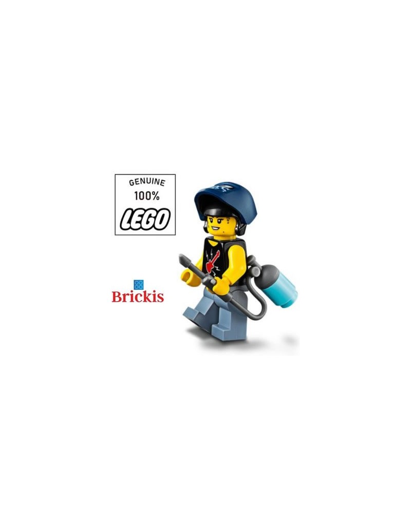 Minifigura LEGO® niña mujer soldador