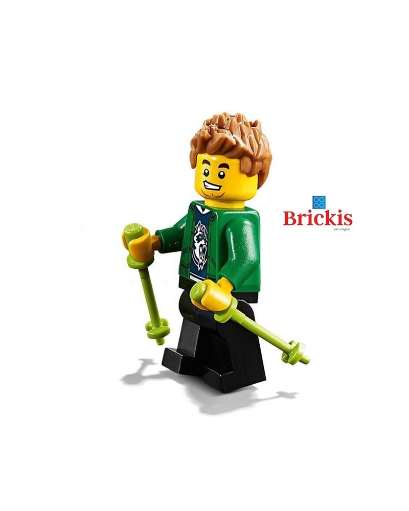 Figurine de randonneur LEGO® Boy Hiker minifigure