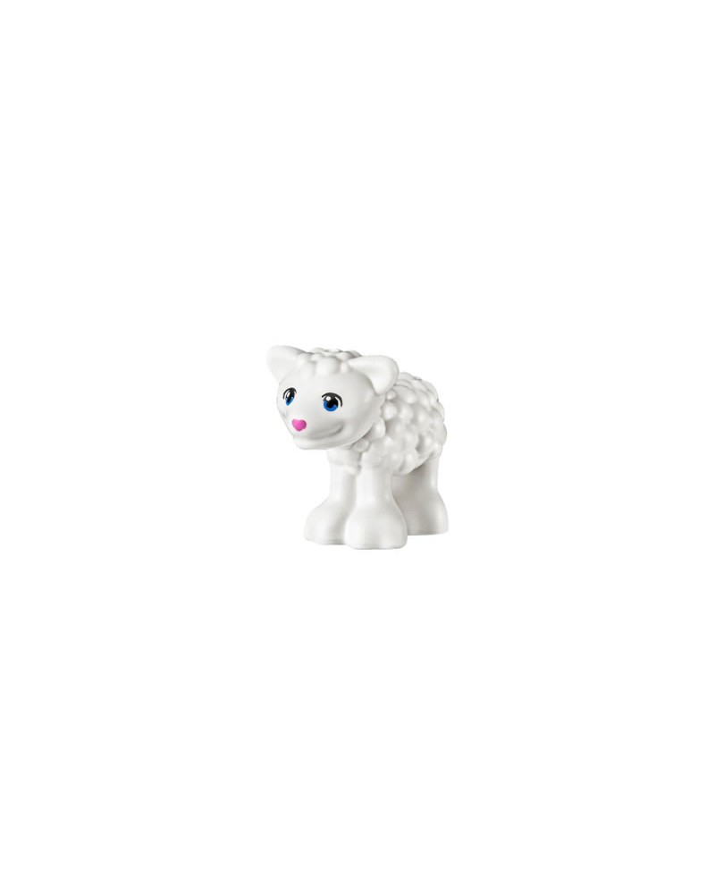 LEGO® Lamb / Sheep with Blue Eyes 15695pb03