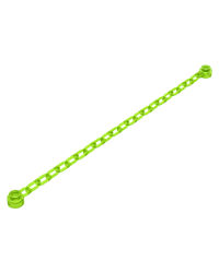 Cadena LEGO® 13 cm 21 eslabones Trans Bright Green con tacos 30104