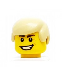 LEGO® Cabello Rubio Tan Hombre para minifiguras 3901